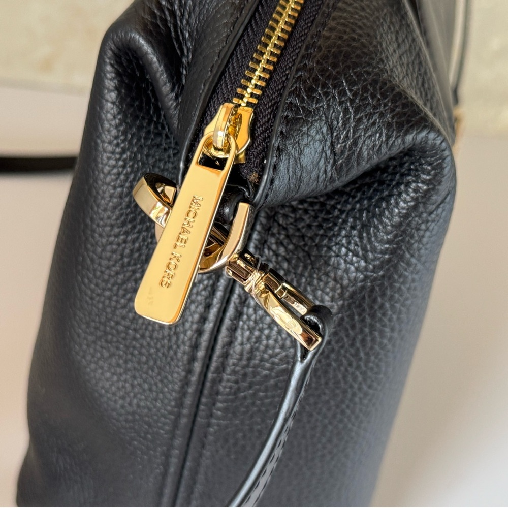 Michael Kors Lenox LG Satchel Shoulder Bag Black - Picture 13 of 14
